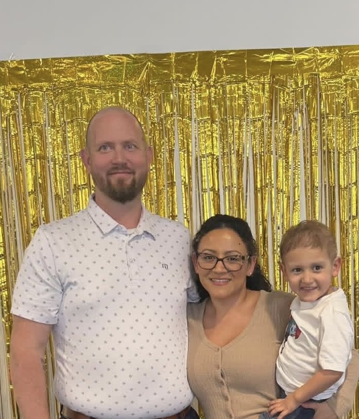 Matt, Amariliz, and Milo Hambleton