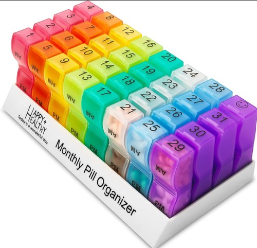 Sample pill organizer